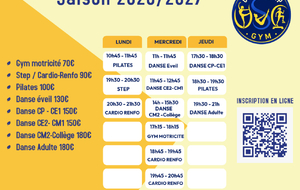 Bienvenue à l'US Gym Chanteloup : infos horaires, tarifs et inscription