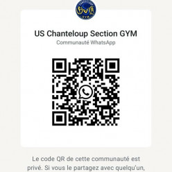 Communauté Whatsapp US GYM Chanteloup